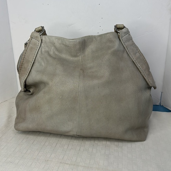 LIEBESKIND BERLIN KUMBA light grey Goat Skin Studded Bag - Picture 3 of 10